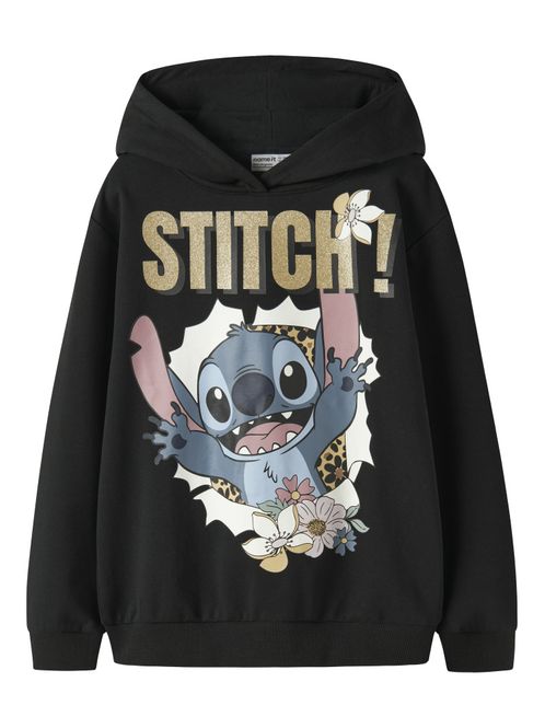 Hovedbilde Nkfjynda Stitch sort hettegenser 