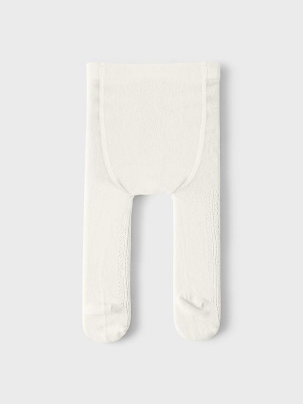 Lil`Atelier, Nbfanne offwhite strømpebukse m/mønster