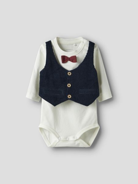 Name it, Nbmronny m&oslash;rkebl&aring;tt bodysett