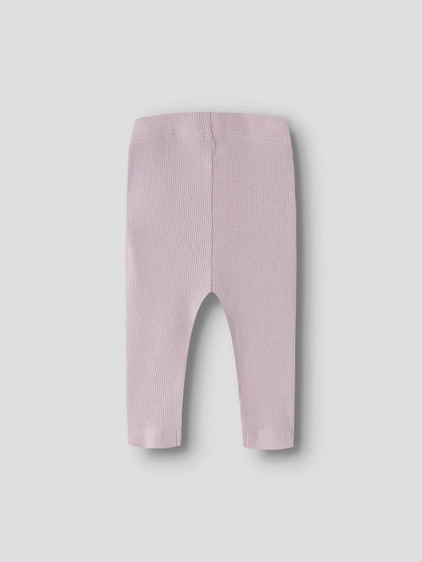 Nbnkab lillarosa ribbet legging