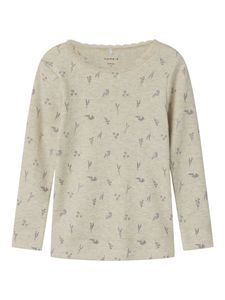 Hovedbilde Name it, Nmfdabua ribbet beige melert genser ...