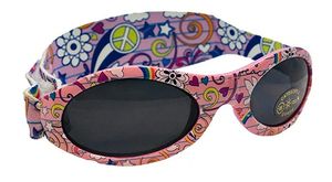 Hovedbilde Banz, Bubzee rosa m&oslash;nstrete solbriller