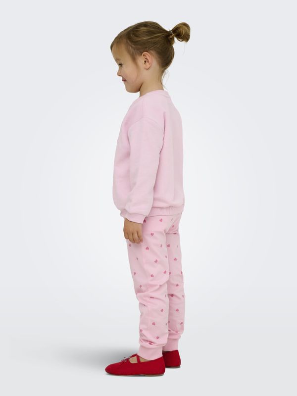 Kmgsummer rosa genser med skrift