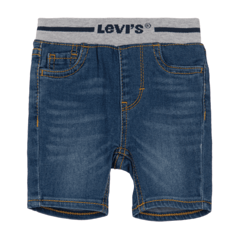 Levi's mellomblå stretchy shorts