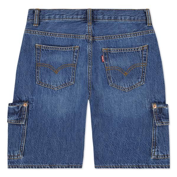 Levi`s, Denim mellomblå cargo shorts