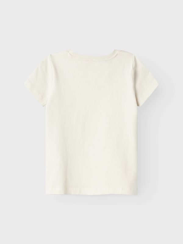 Nmflolly offwhite t-skjorte med heklede blomster
