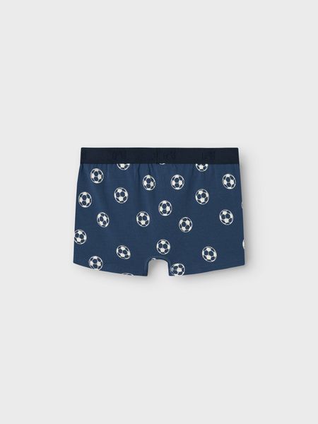 Name it, Nkmboxer 3pk boxere i blåfarger m/fotballer