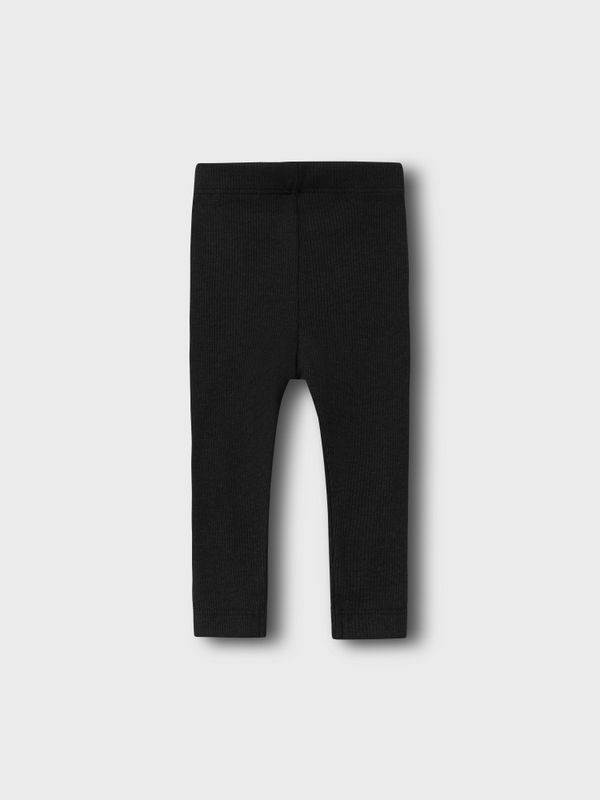 Nbmkab svart ribbet legging
