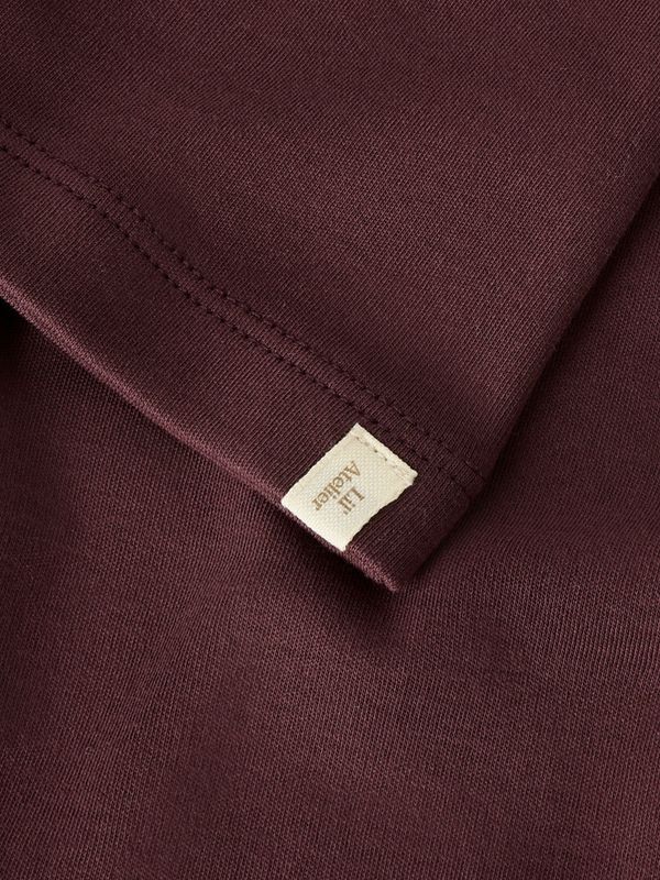 Nmflimia burgunderrød slengbukse