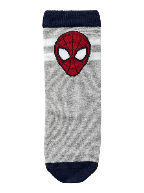 Hovedbilde Nmmfranky grå sokker m/ Spiderman motiv