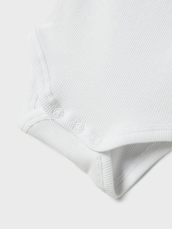 Nbfkab hvit ribbet body
