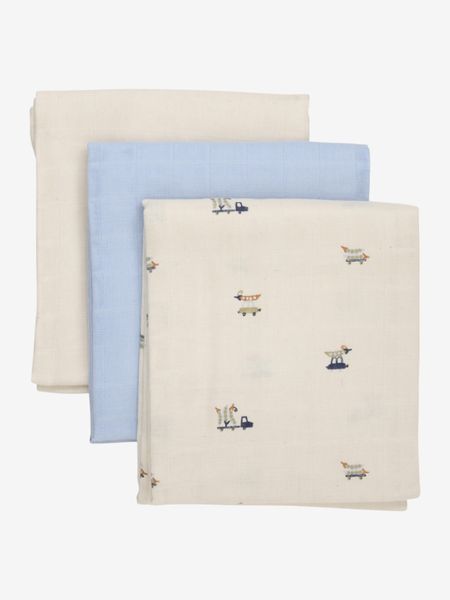Pippi, 3-pk gulpekluter m/ biler