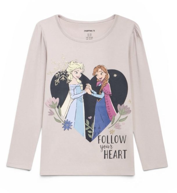 Hovedbilde Nmfdora dus grålilla genser med Frozen print