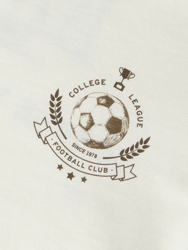 Nmmdawkings offwhite genser med fotball print