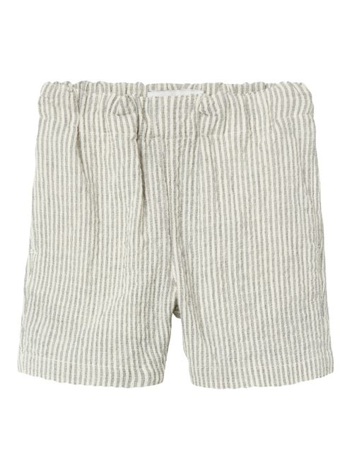 Hovedbilde Nmmfedenis stripete blå og offwhite shorts