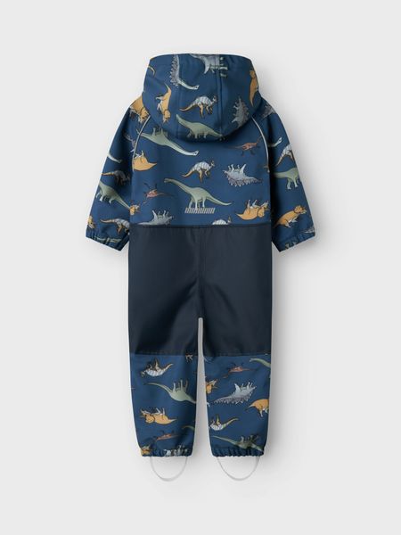 Name it, Nmmalfa08 blå softshelldress m/dinosaurer