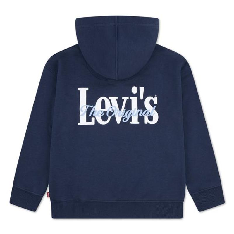 Levi's, Classic and clean mørkeblå hettegenser