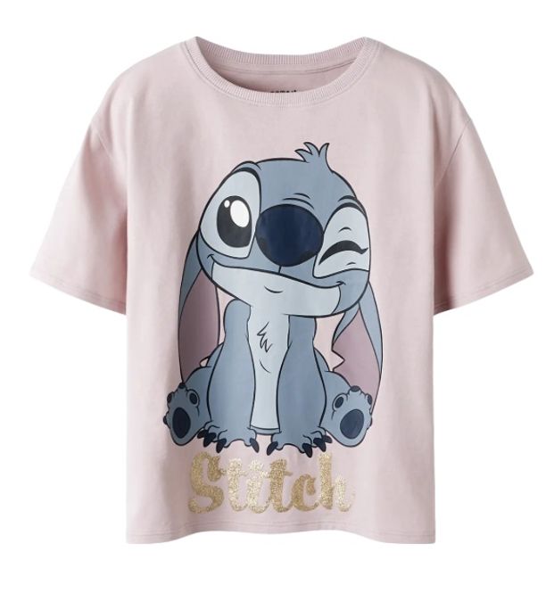 Hovedbilde Nkfakun dus lilla t-skjorte med Stitch
