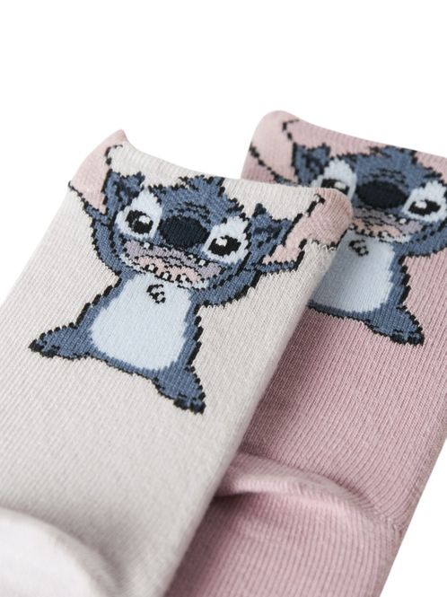 Hovedbilde Nmmdiri 2 pk med lys gammelrosa/lyselilla Stitch ...