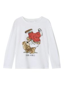 Hovedbilde Name it, Nmfnamina hvit tynn genser m/bamse