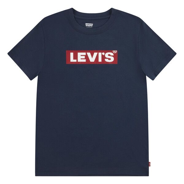 Levi's, Boxtab mørkeblå t-skjorte m/ rød logo