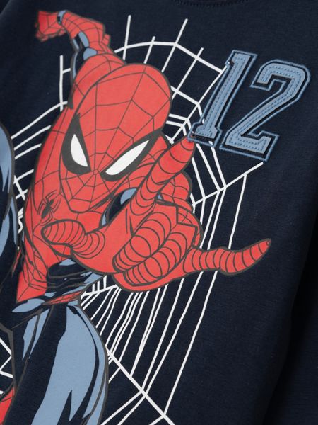 Name it, Nmmjaris tynn mørkeblå Spider-Man genser