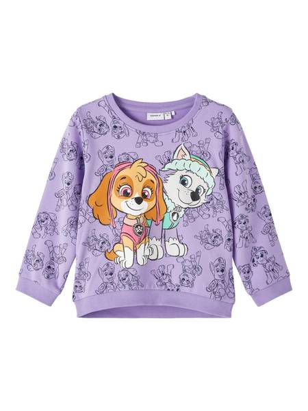 Name it, Nmfjam PawPatrol lilla sweat genser