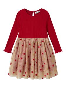 Hovedbilde Name it, Nmfraven r&oslash;d kjole med stjerner