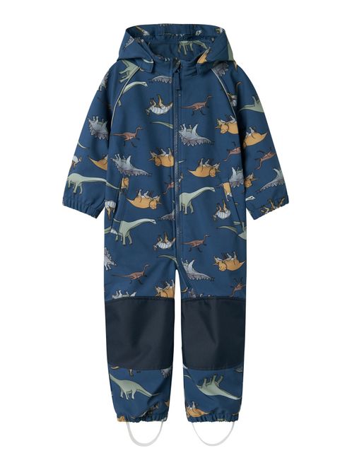 Hovedbilde Nmmalfa08 blå softshelldress m/dinosaurer