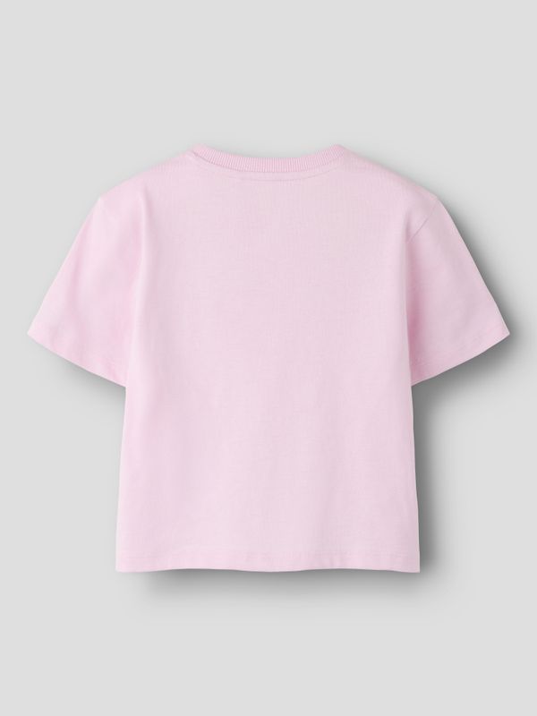 Nmfhinny rosa t-skjorte med fotball print