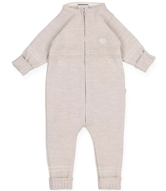 Hovedbilde Lillelam, Sparkedress classic tynn ull lys beige