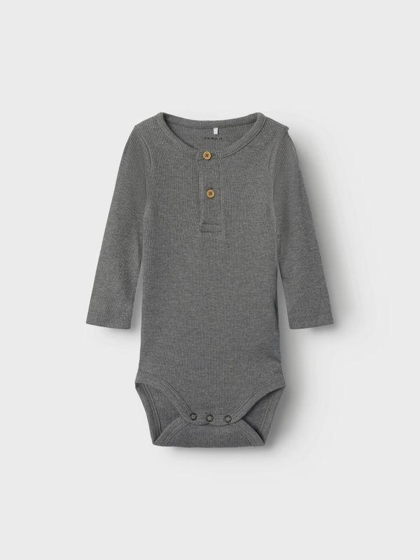 Nbmkab grå ribbet body