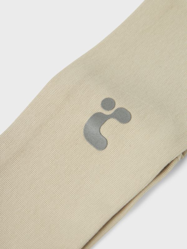Nmnmoppy beige pannebånd m/refleks