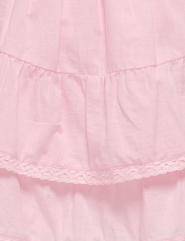 Kogester rosa ladder tape skjørt 